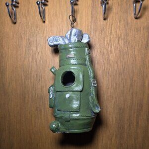 Golf Clubs / Bag Green Acrylic Bird House
